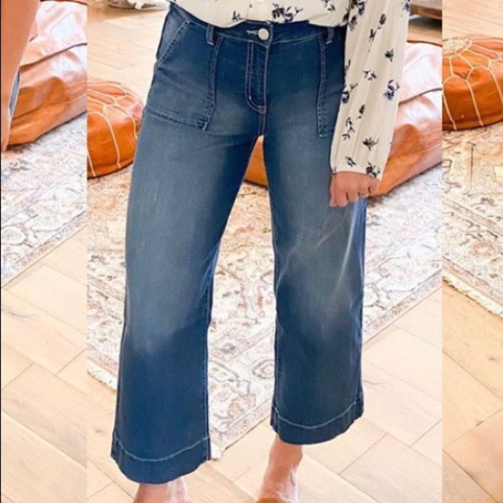 Wide leg jeans